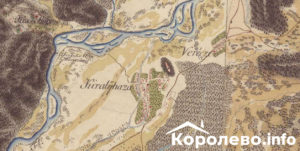 З яких вулиць починалося Королево? Карта 18 століття